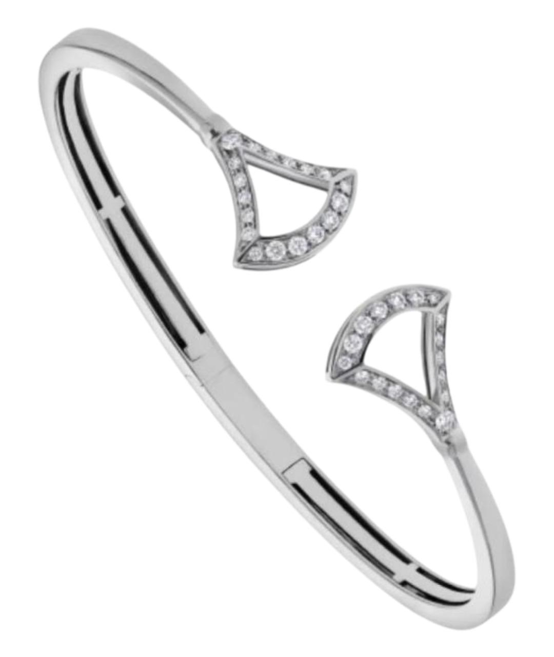 BVLGARI Серебряный браслет из белого золота, фото 1