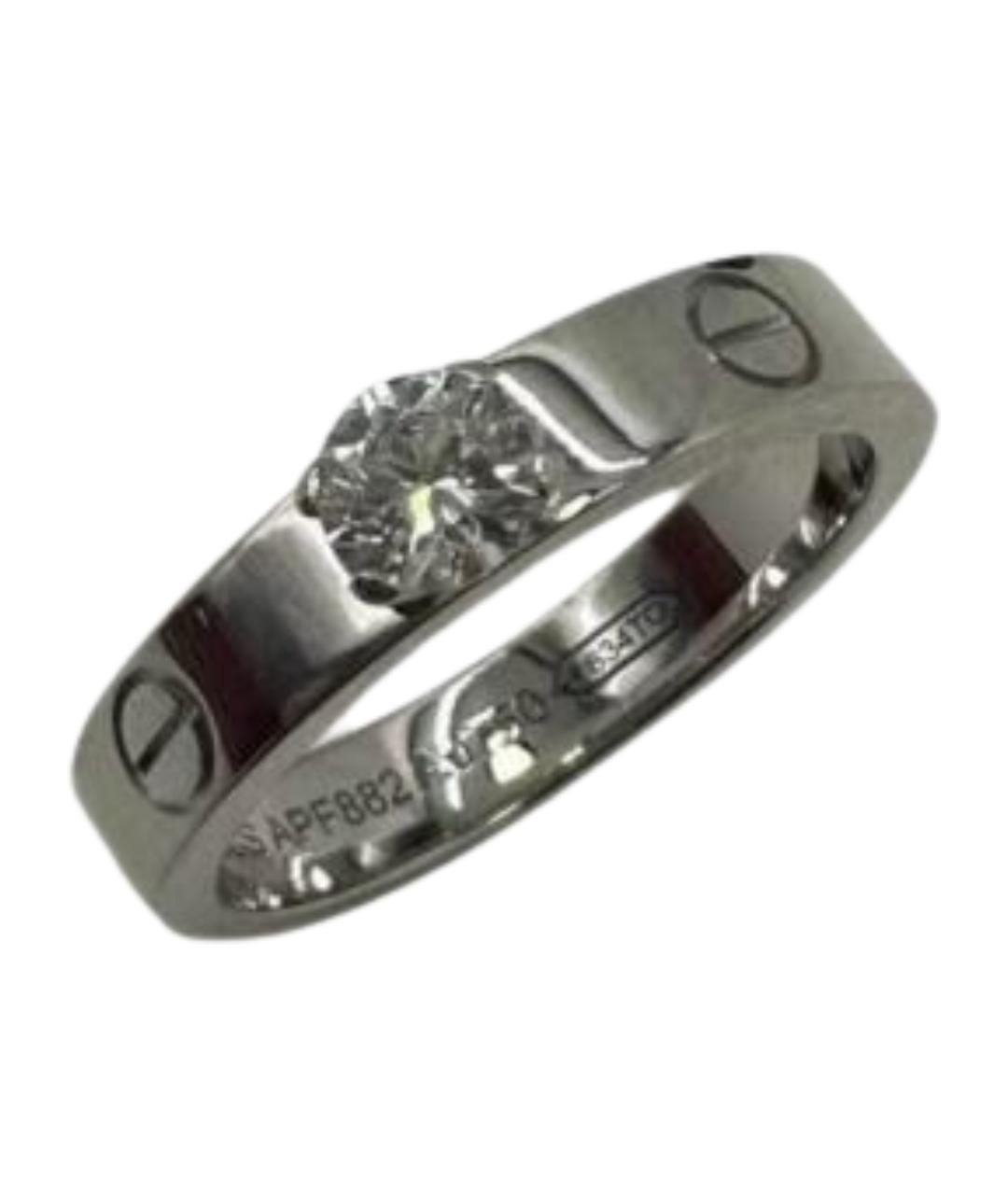 CARTIER Серебряное кольцо из белого золота, фото 1