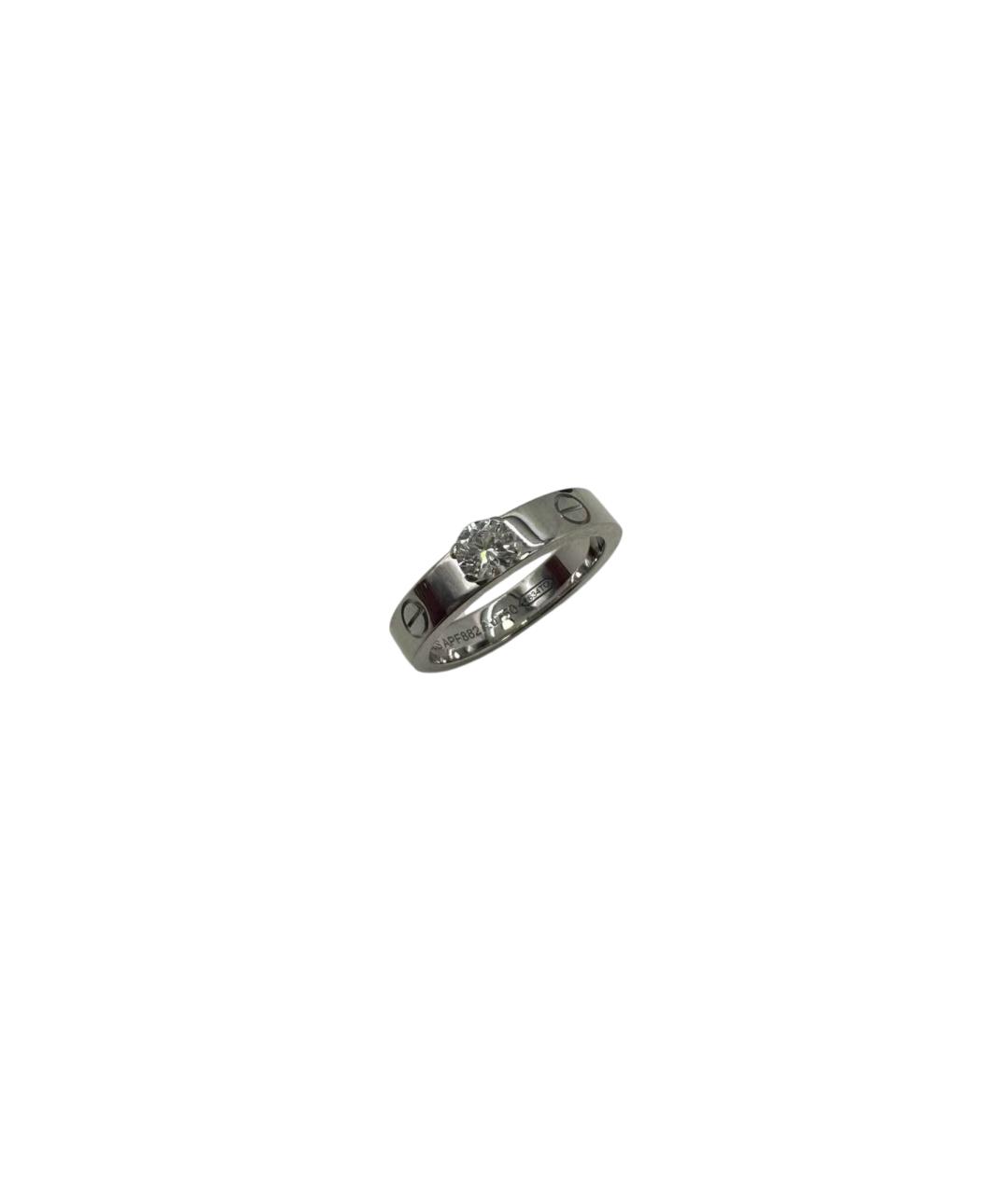 CARTIER Серебряное кольцо из белого золота, фото 5