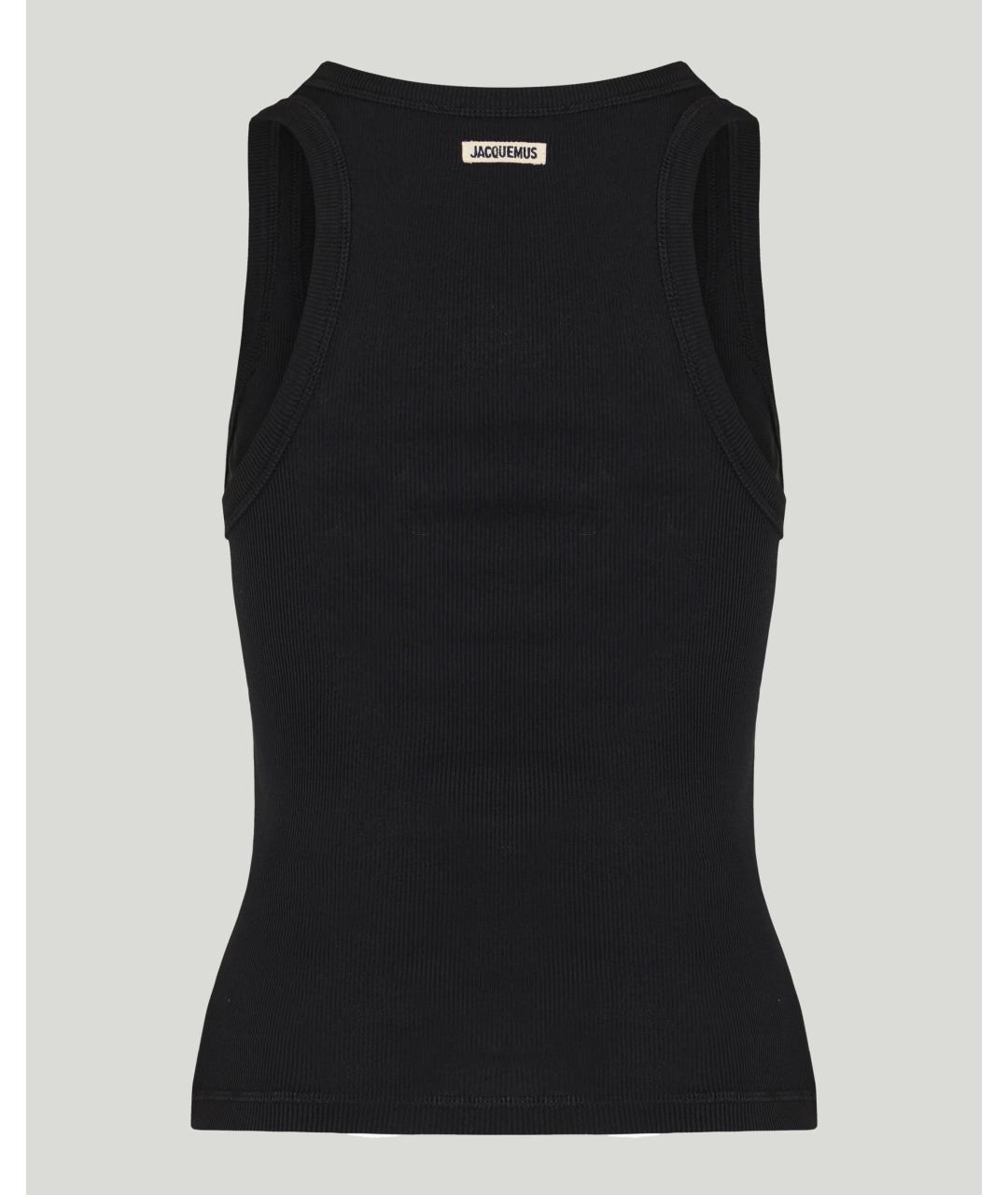 JACQUEMUS Черная майка, фото 3