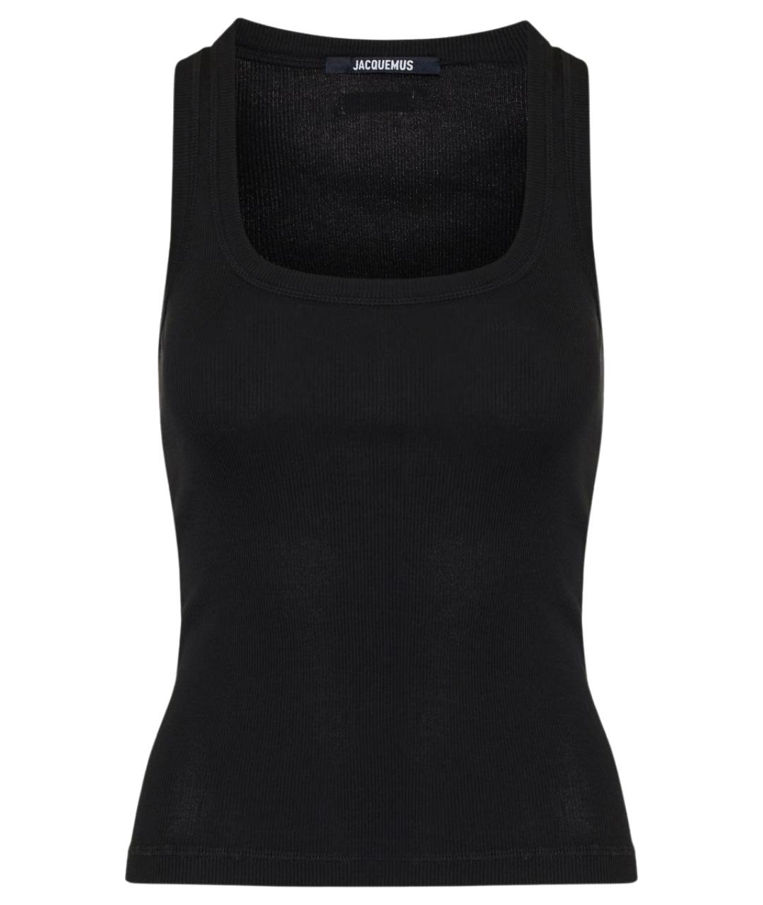 JACQUEMUS Черная майка, фото 1