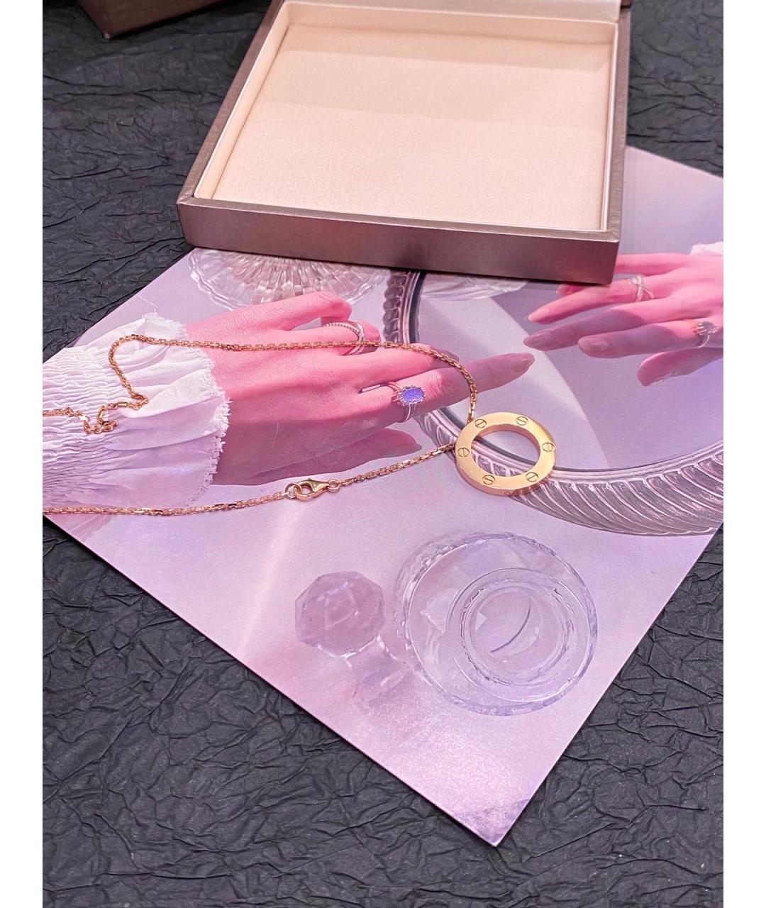 CARTIER Золотая подвеска из розового золота, фото 2