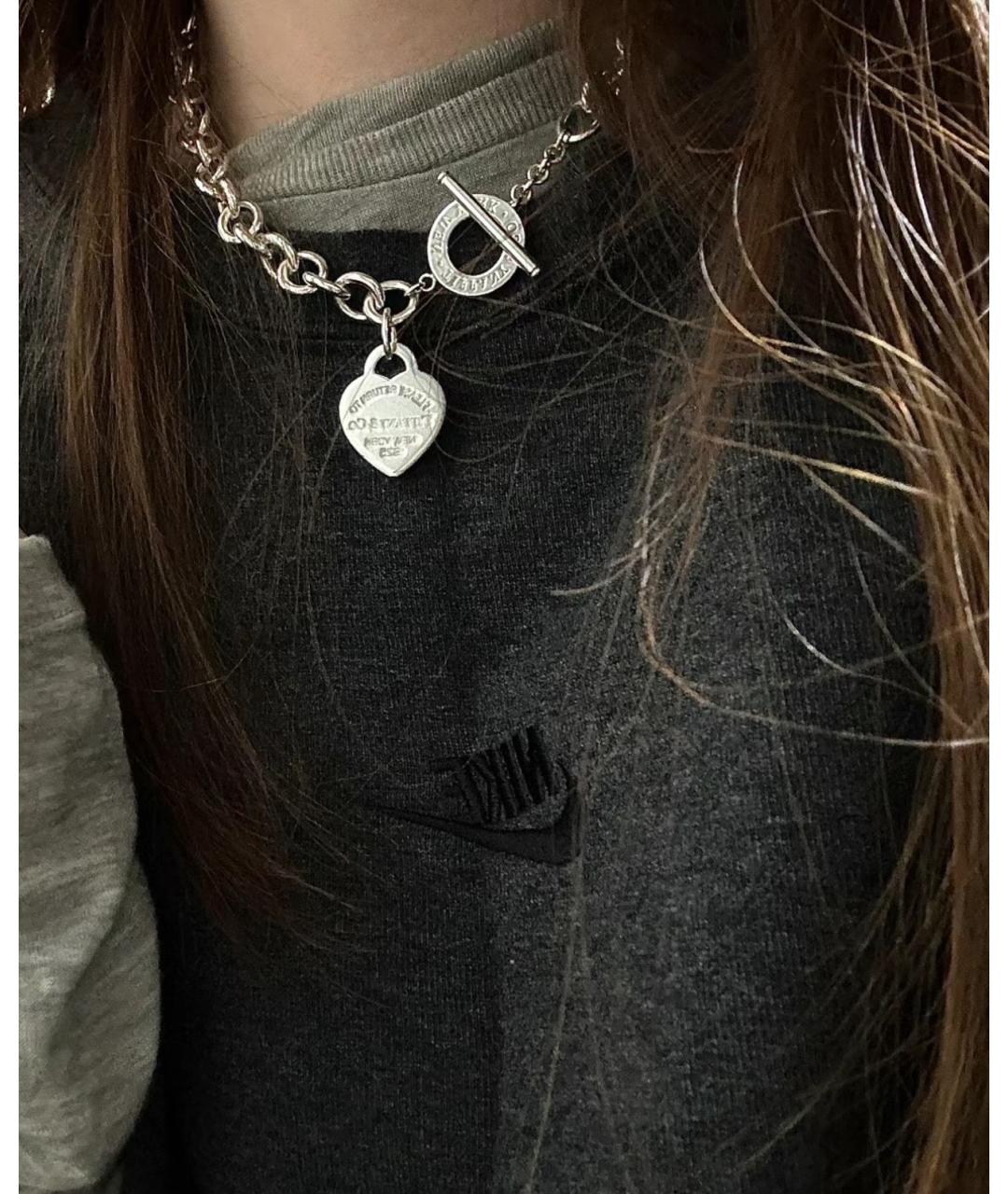 TIFFANY&CO Серебряное серебряное колье, фото 5
