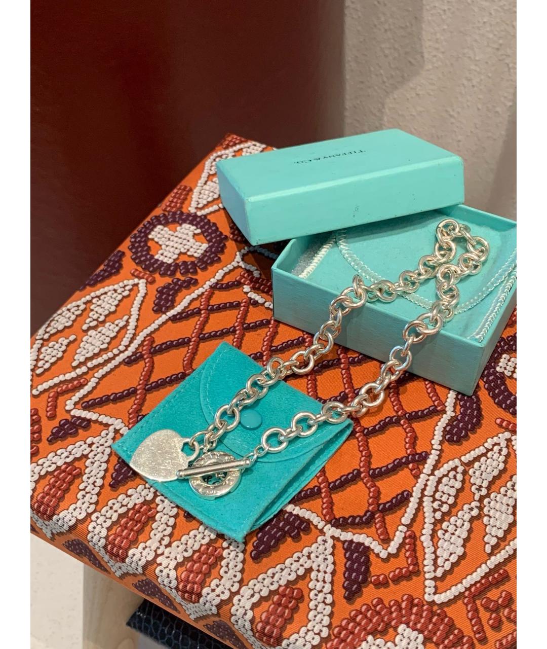 TIFFANY&CO Серебряное серебряное колье, фото 4