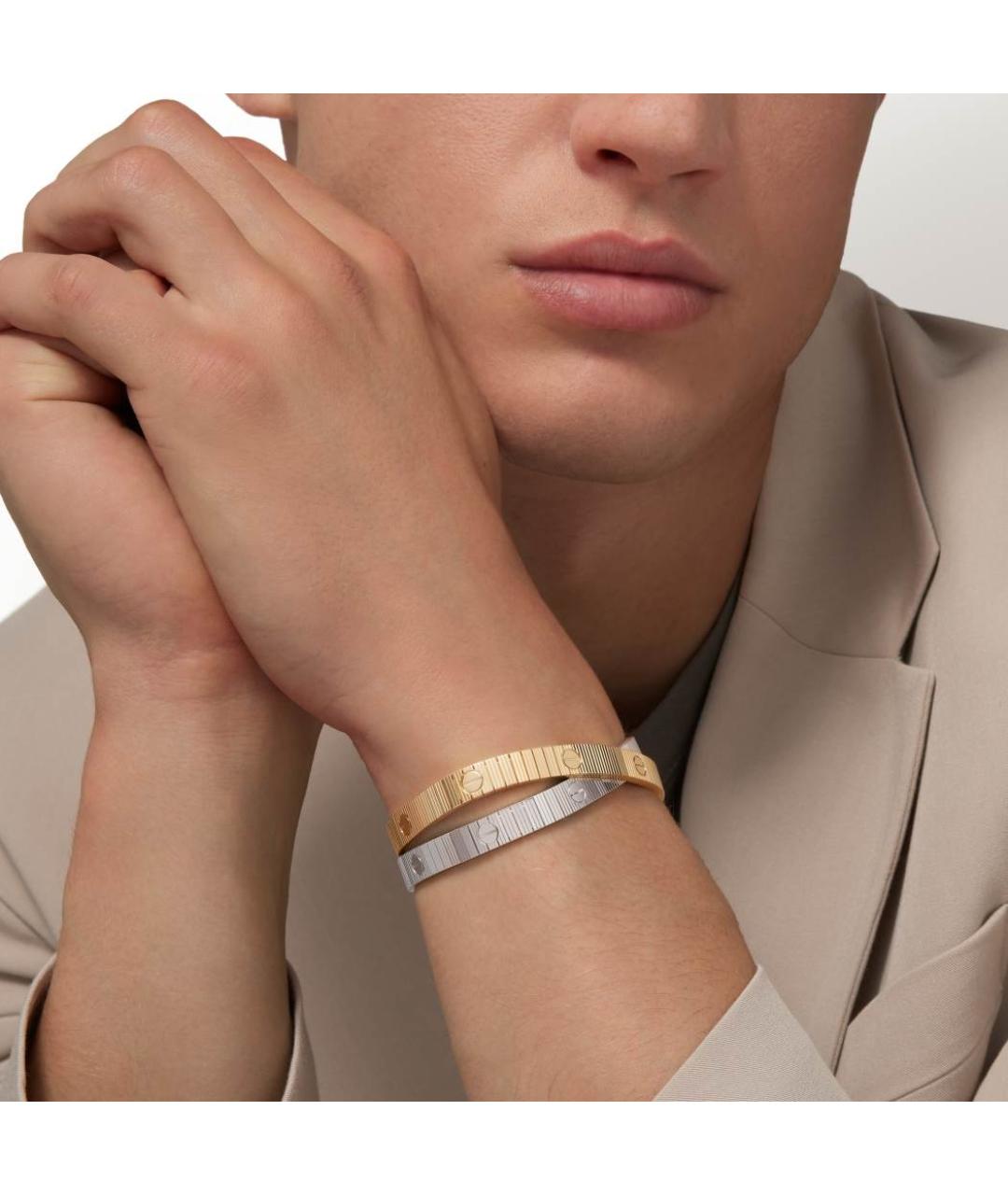 CARTIER Серебряный браслет из белого золота, фото 3