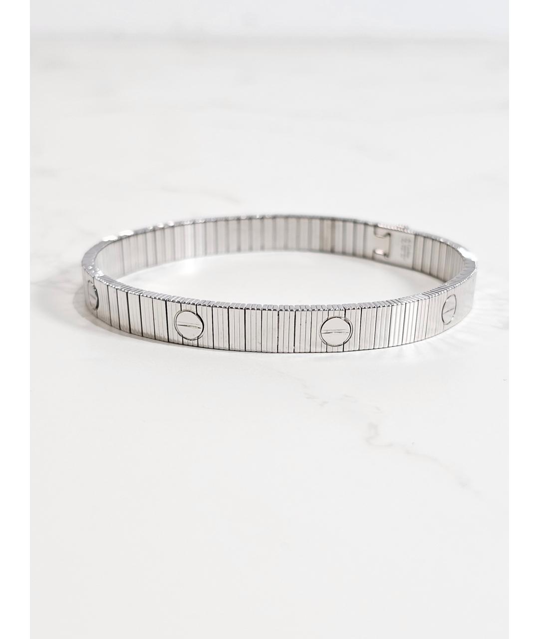 CARTIER Серебряный браслет из белого золота, фото 2