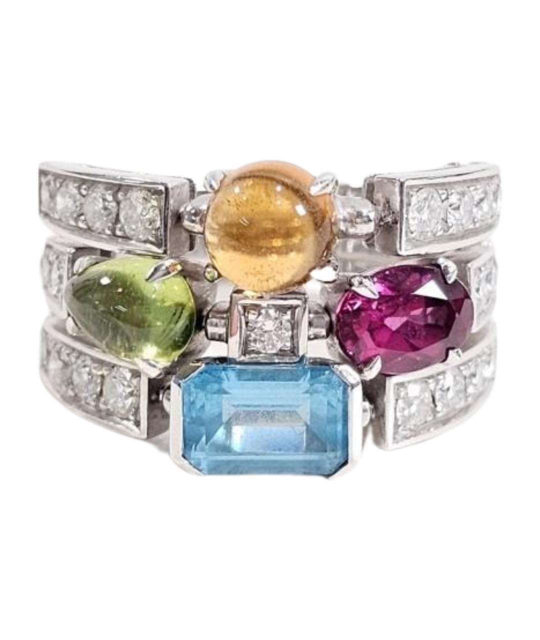 BVLGARI Серебряное кольцо из белого золота, фото 1