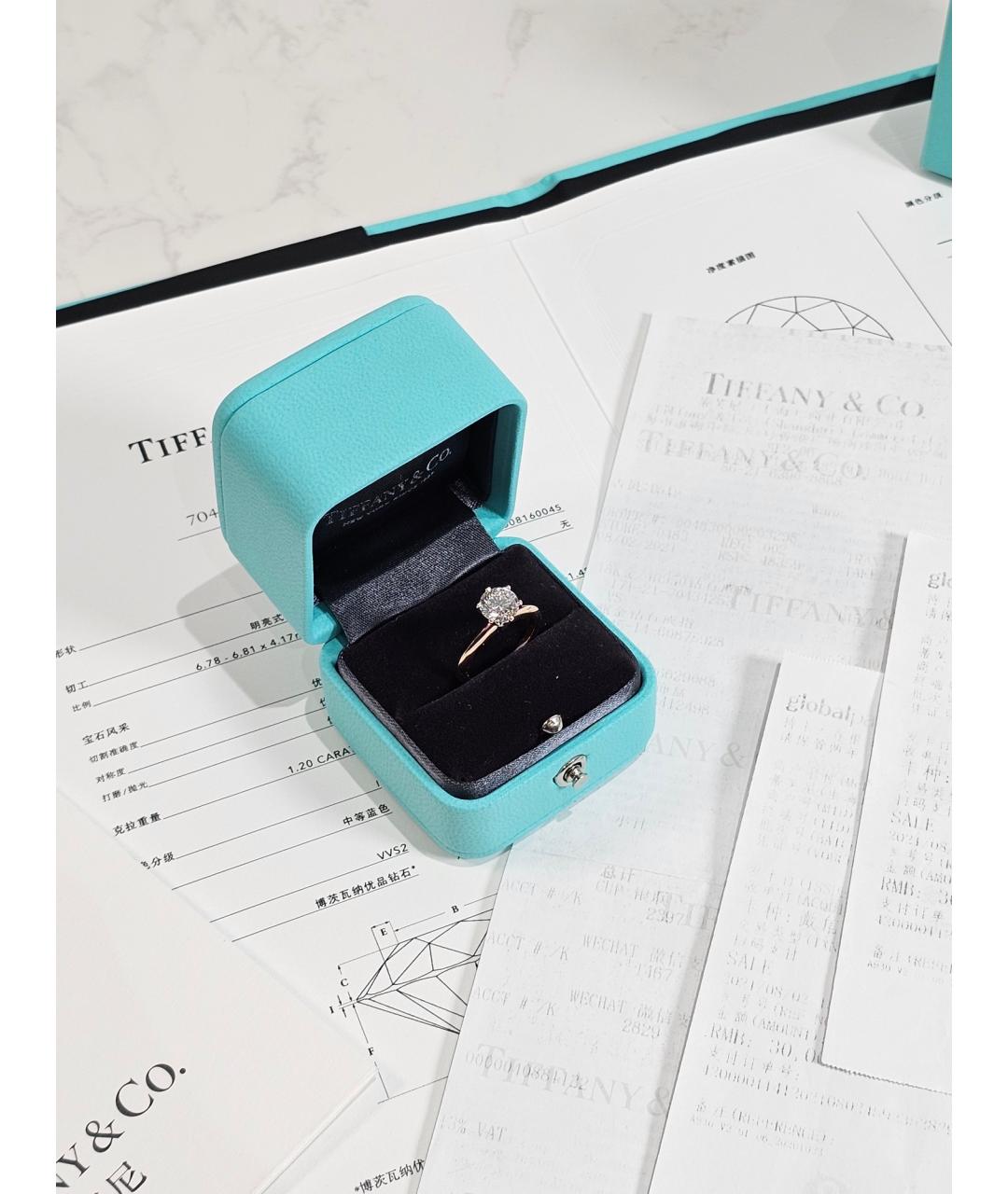 TIFFANY&CO Золотое кольцо из розового золота, фото 2