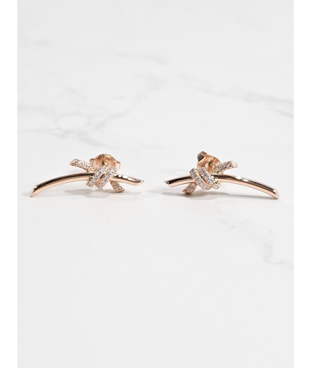 TIFFANY&CO Золотые серьги из розового золота, фото 5