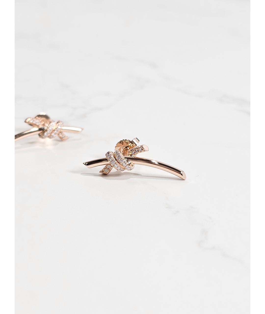 TIFFANY&CO Золотые серьги из розового золота, фото 3