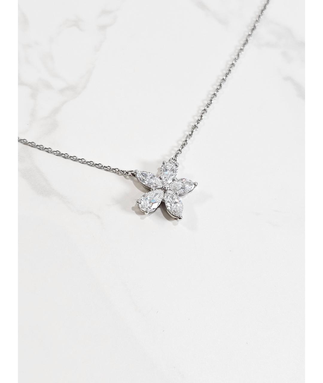 TIFFANY&CO Серебряное платиновое колье, фото 3