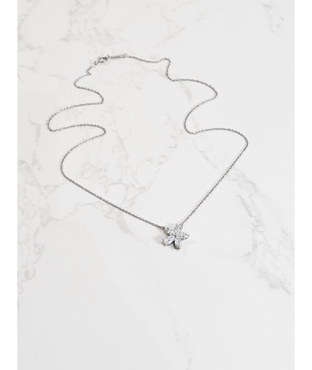 TIFFANY&CO Серебряное платиновое колье, фото 2
