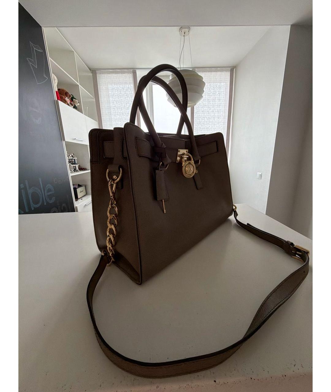 MICHAEL KORS Бежевая сумка через плечо, фото 2