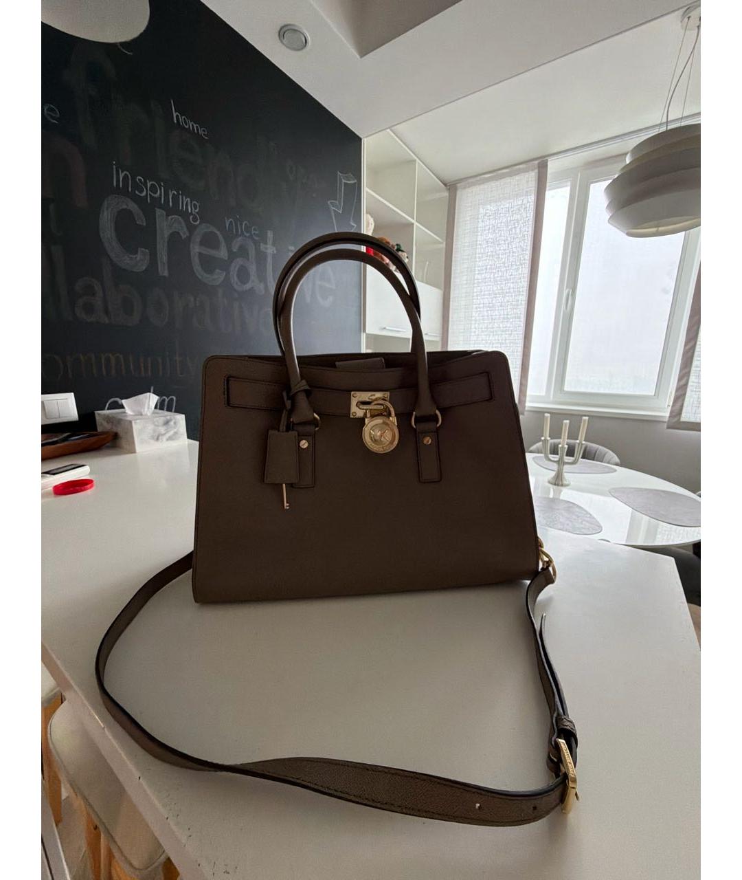 MICHAEL KORS Бежевая сумка через плечо, фото 8