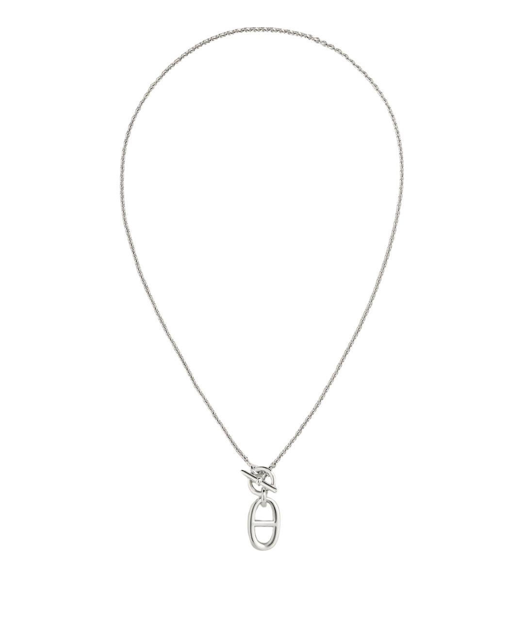 HERMES Серебряное серебряное колье, фото 1