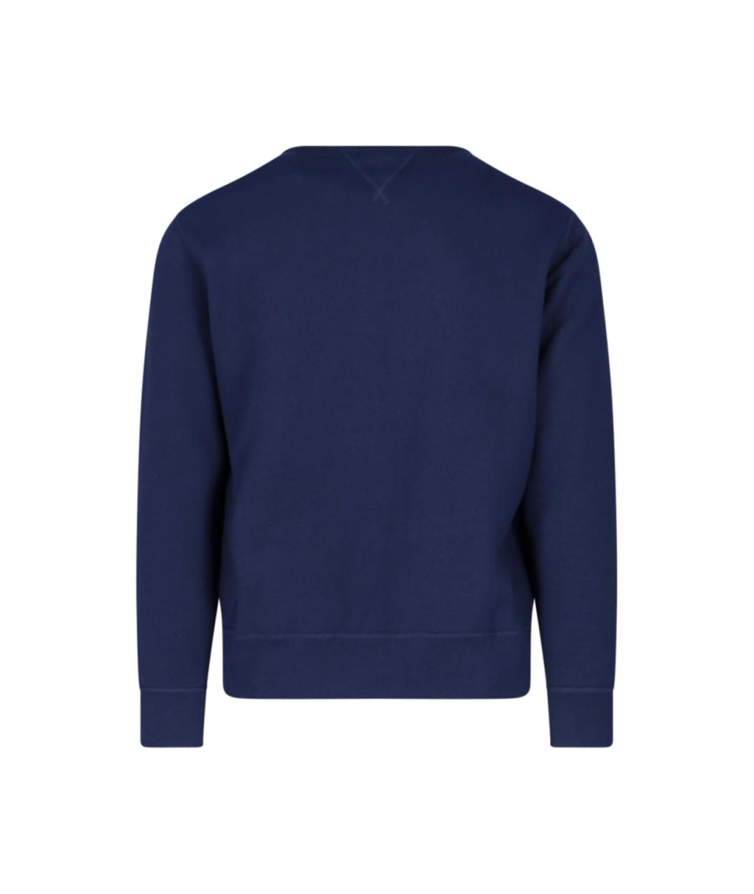 POLO RALPH LAUREN Синий хлопковый джемпер / свитер, фото 3