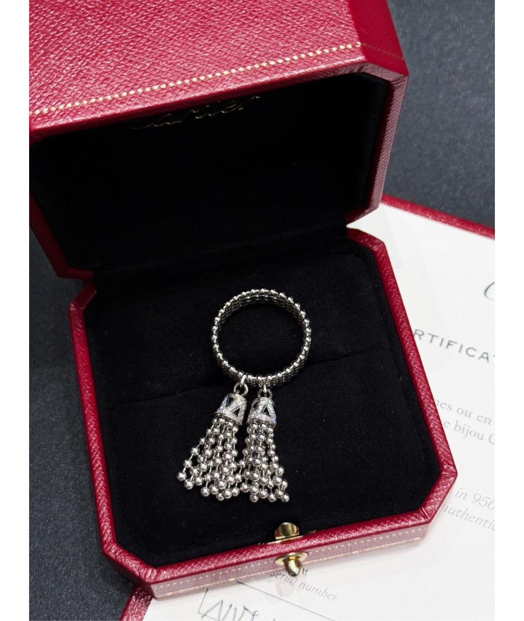 CARTIER Серебряное кольцо из белого золота, фото 4