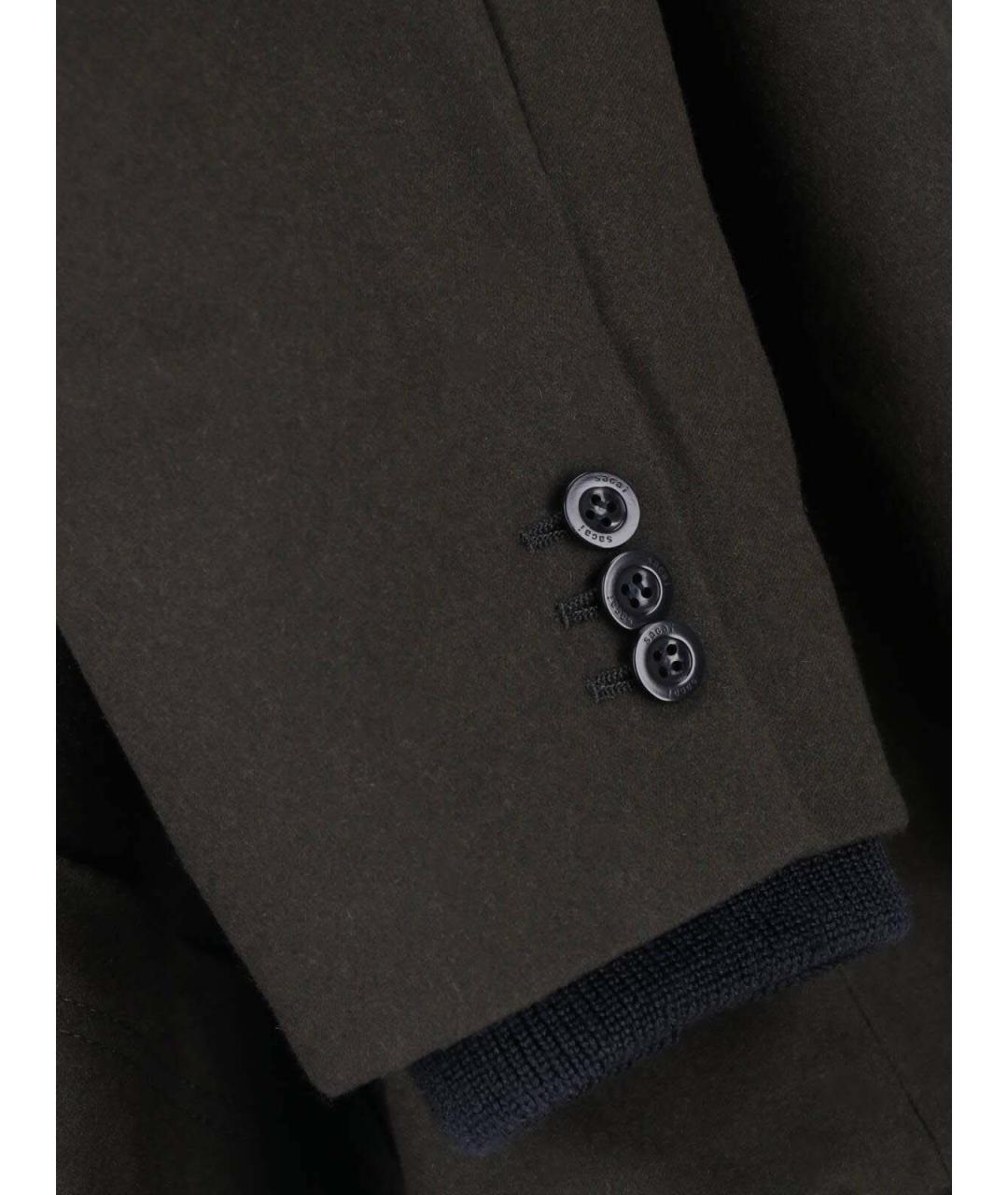 SACAI Зеленая шерстяная куртка, фото 5