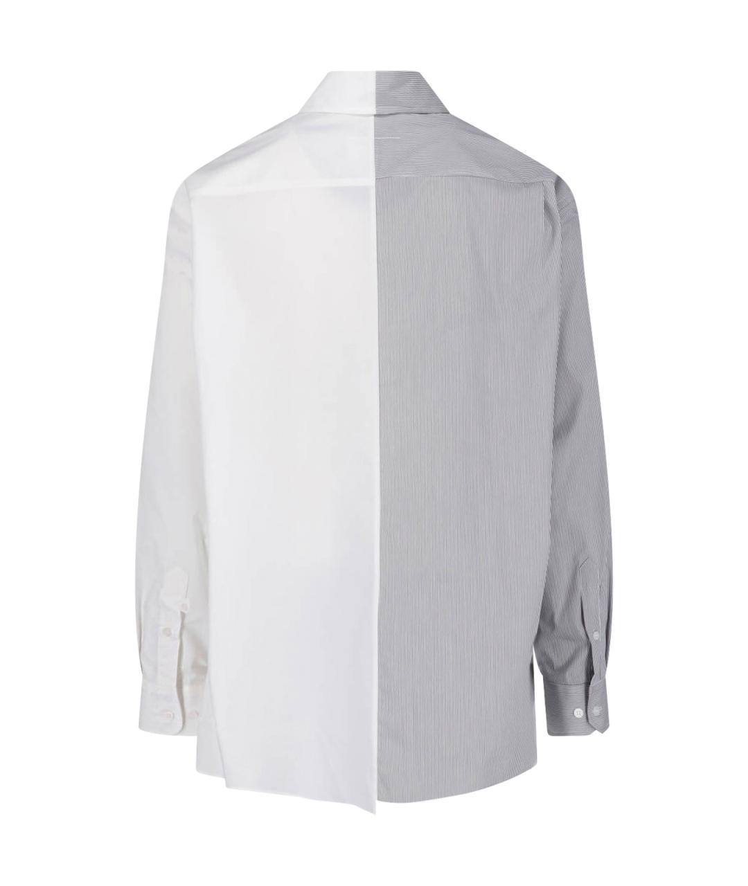 MM6 MAISON MARGIELA Белая хлопковая кэжуал рубашка, фото 2