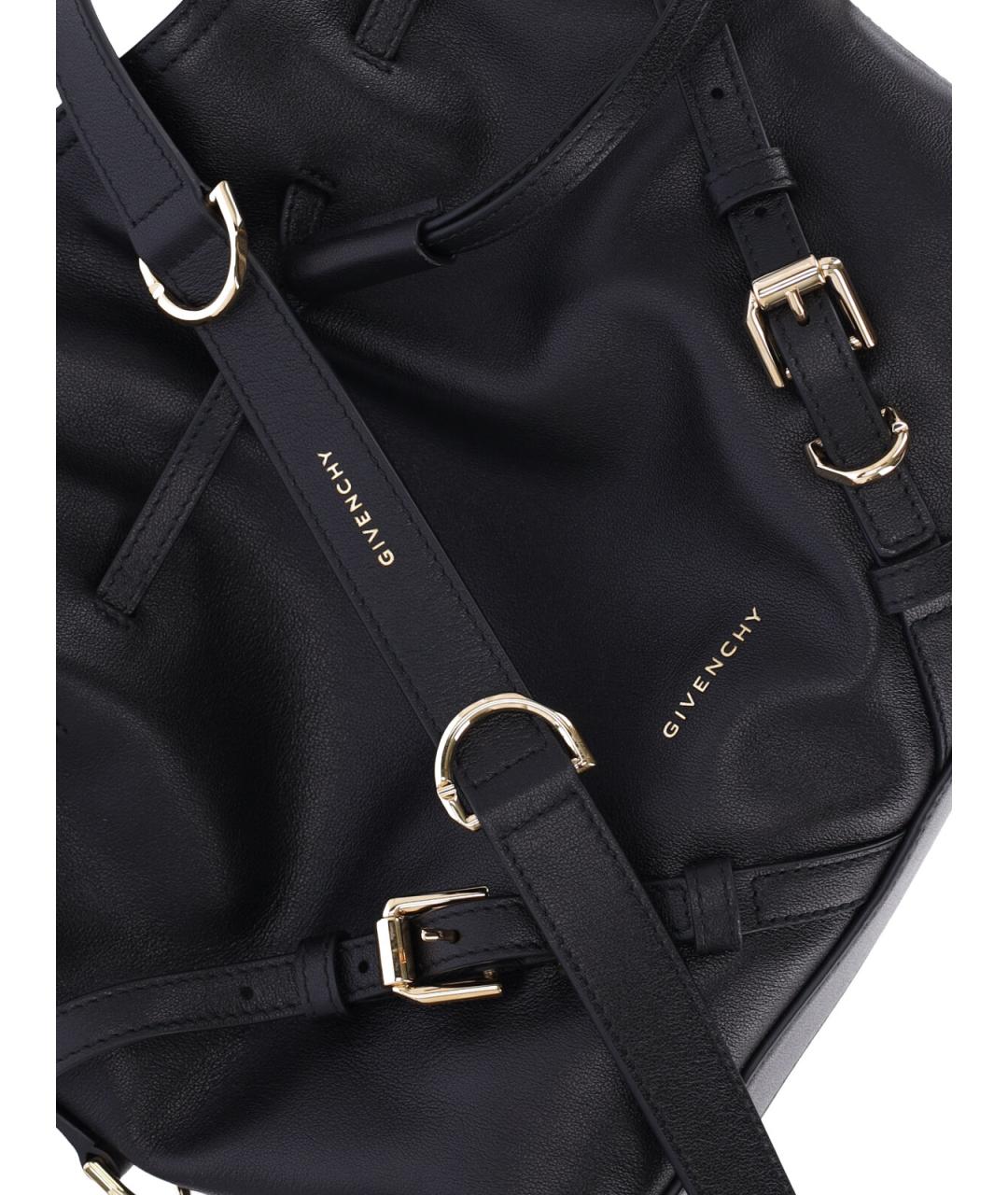 GIVENCHY Черная кожаная сумка через плечо, фото 4