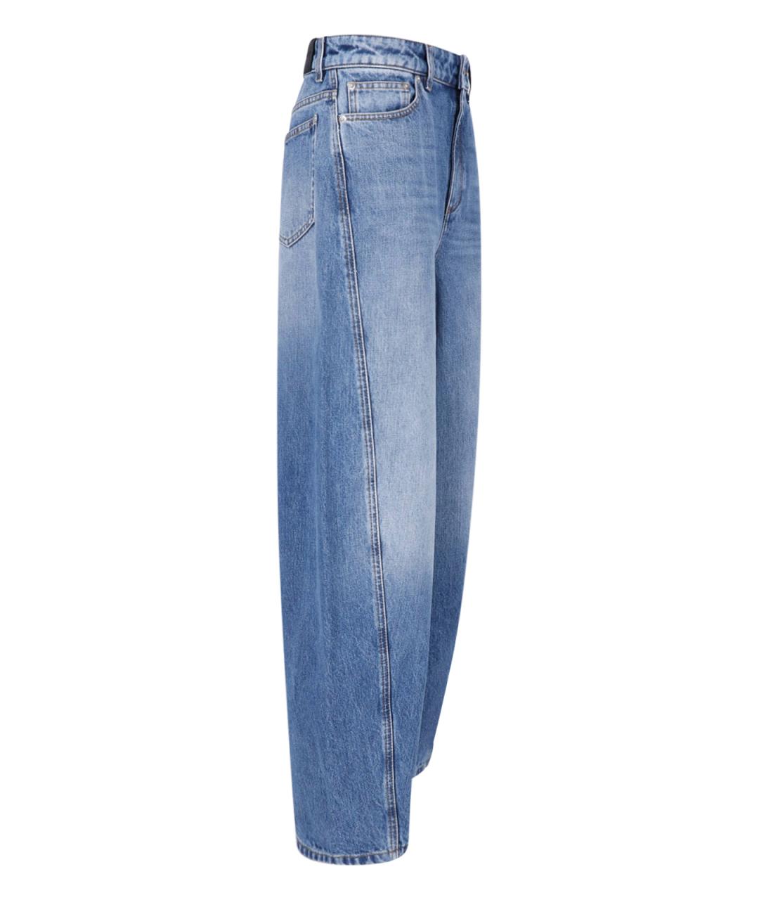 GIVENCHY Голубые хлопковые прямые джинсы, фото 3
