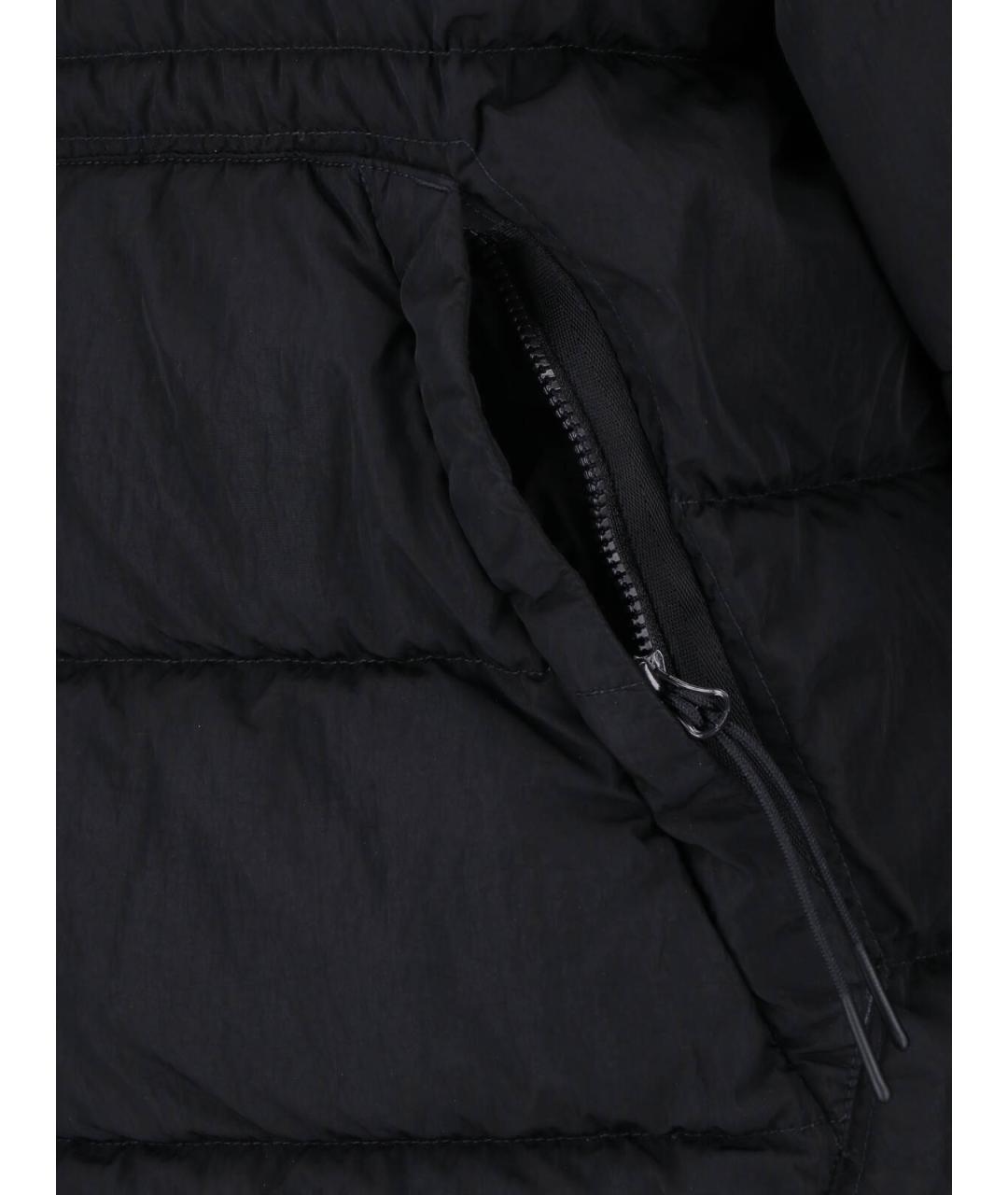CP COMPANY Черный полиамидовый пуховик, фото 5