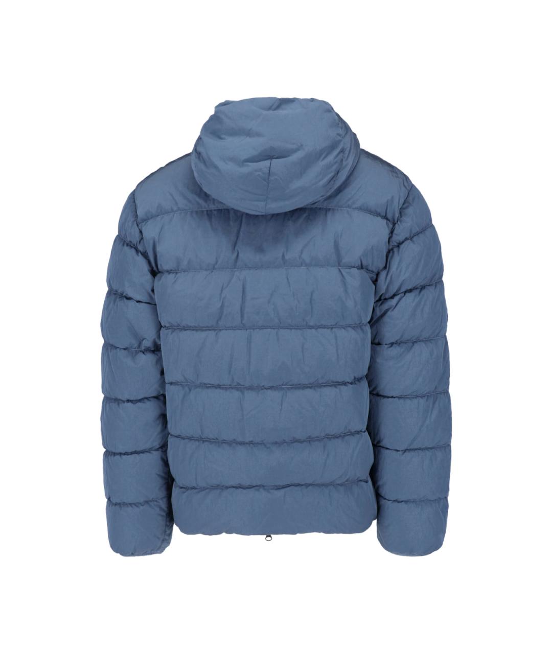 CP COMPANY Синий полиамидовый пуховик, фото 2