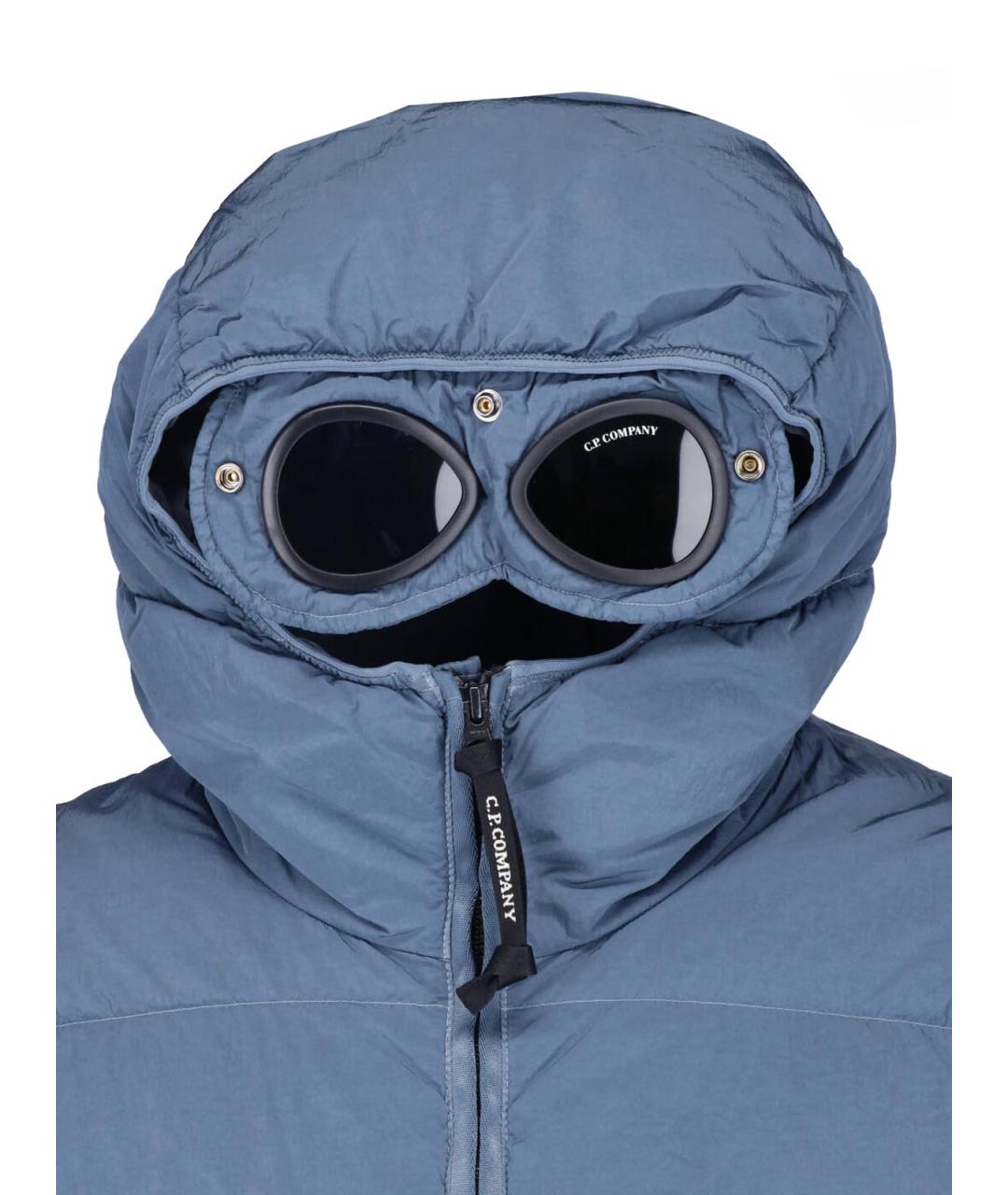 CP COMPANY Синий полиамидовый пуховик, фото 3