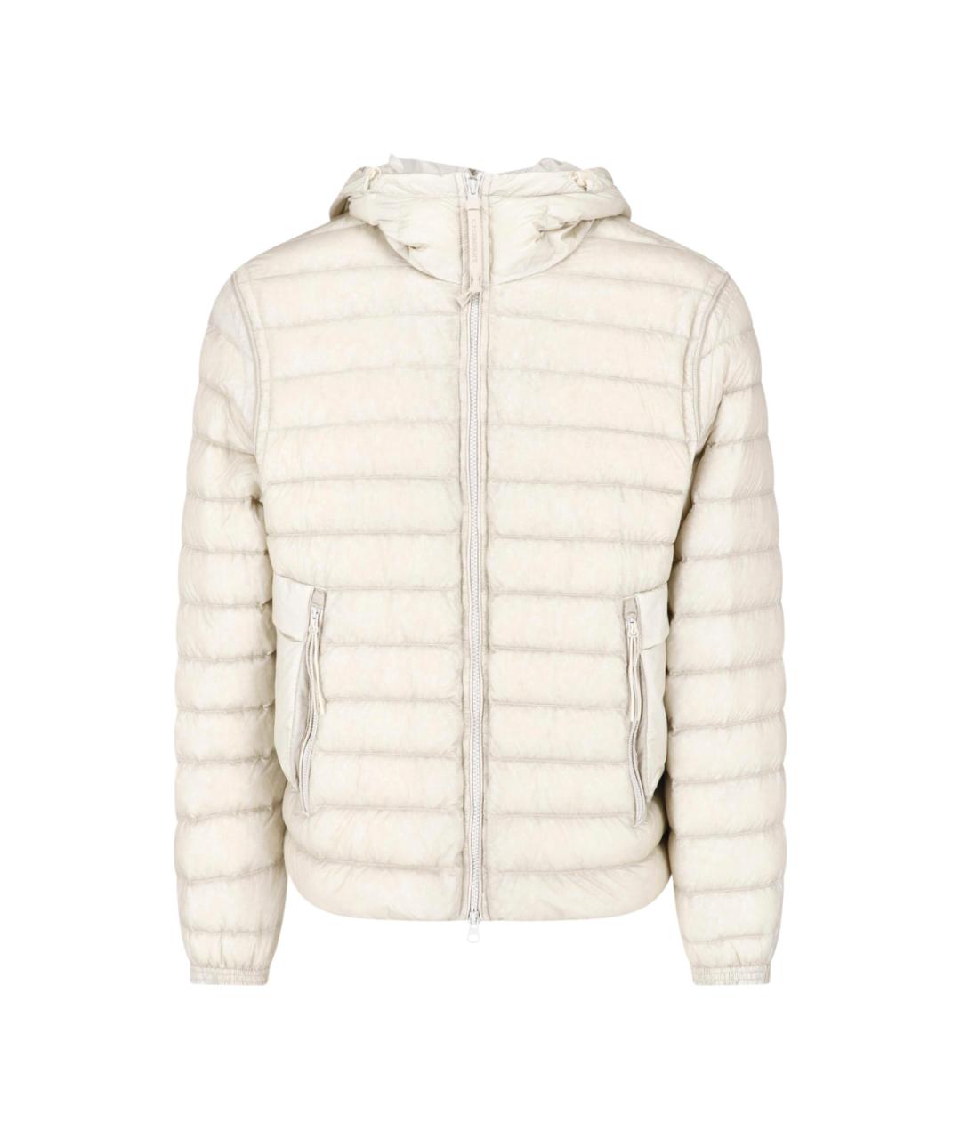 CP COMPANY Бежевая полиамидовая куртка, фото 1