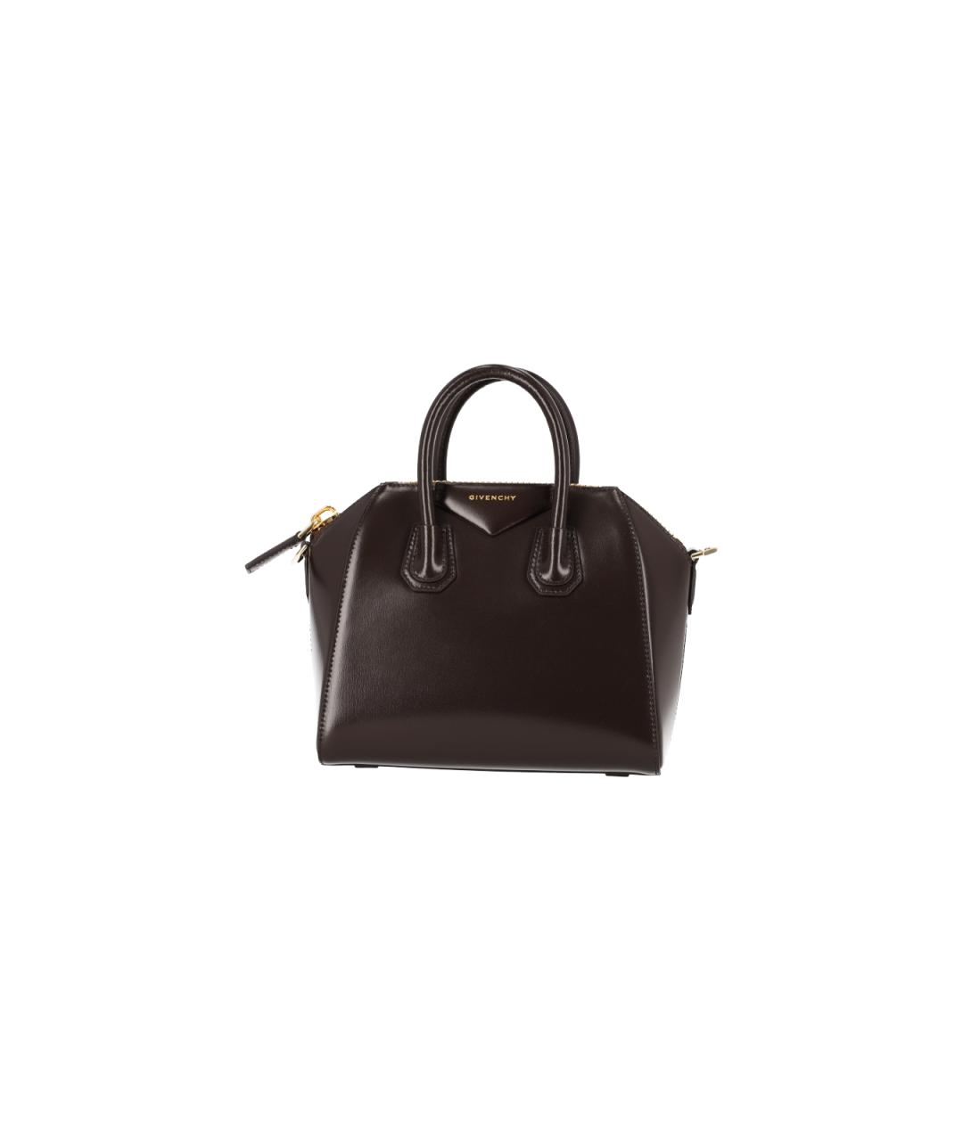 GIVENCHY Коричневая кожаная сумка тоут, фото 6