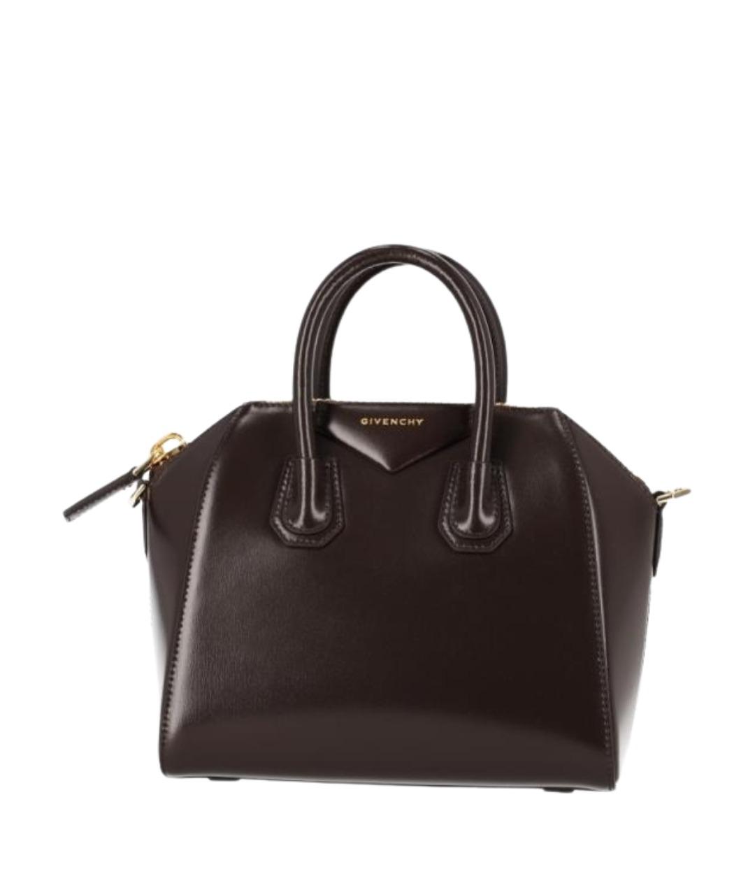 GIVENCHY Коричневая кожаная сумка тоут, фото 1
