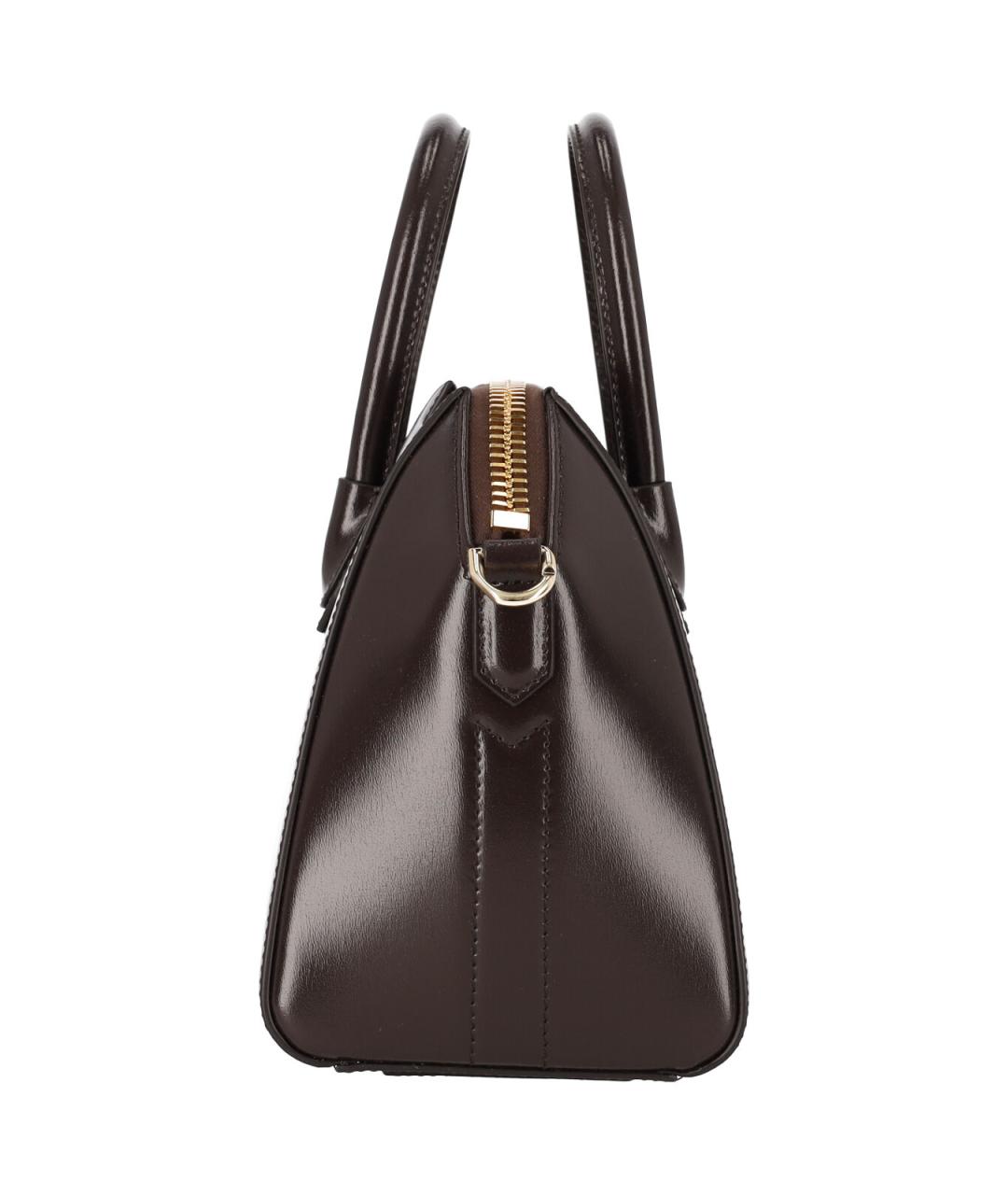 GIVENCHY Коричневая кожаная сумка тоут, фото 5