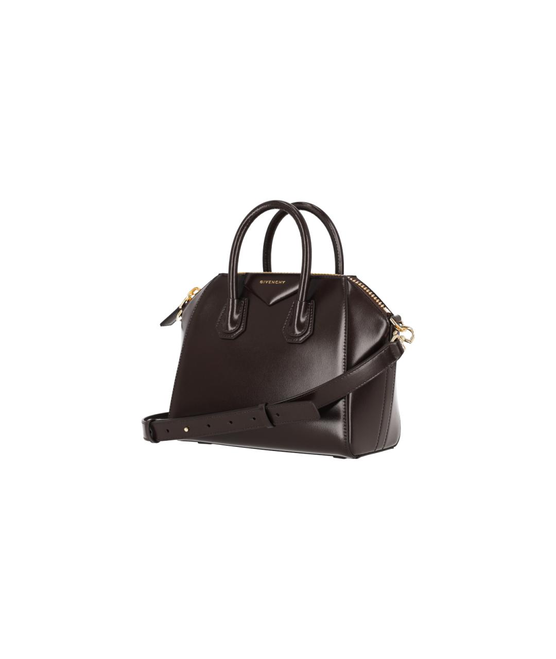 GIVENCHY Коричневая кожаная сумка тоут, фото 2