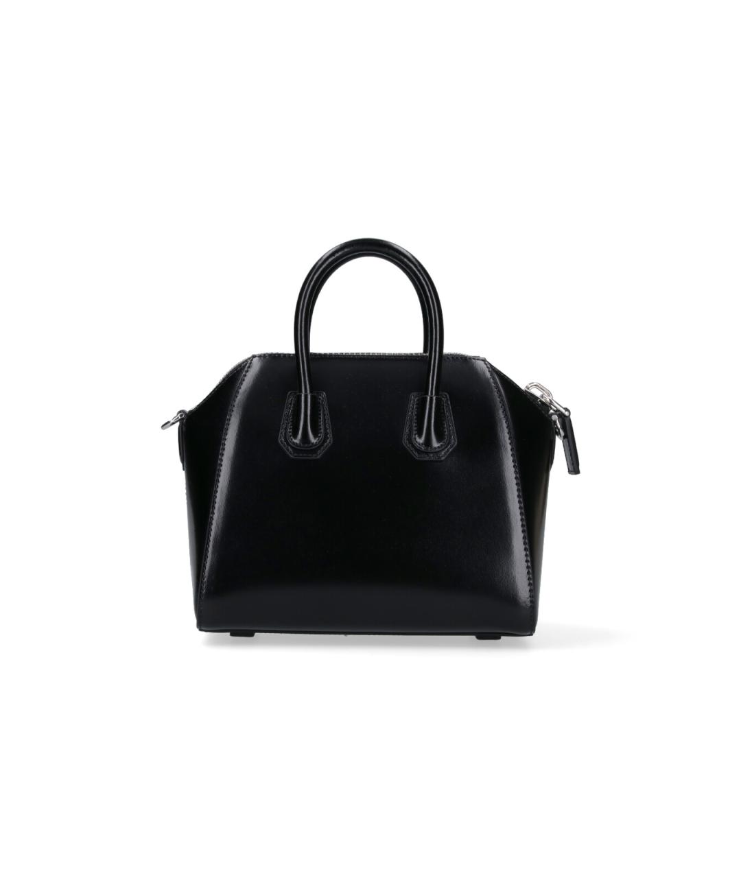 GIVENCHY Черная кожаная сумка тоут, фото 3