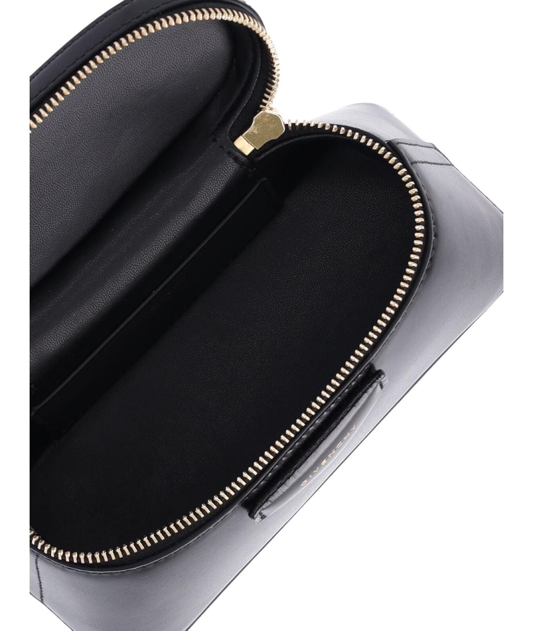 GIVENCHY Черная кожаная сумка тоут, фото 4