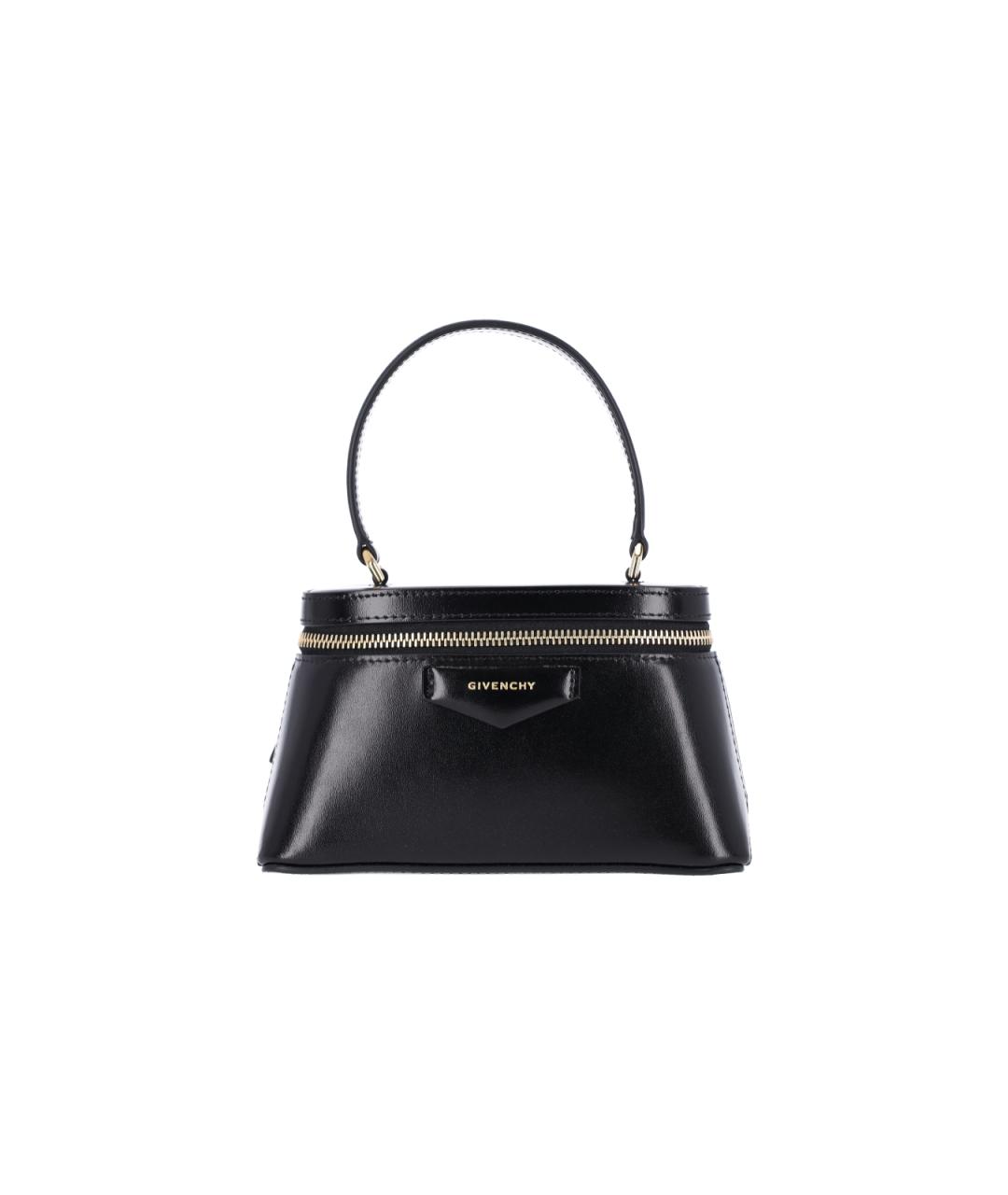 GIVENCHY Черная кожаная сумка тоут, фото 1