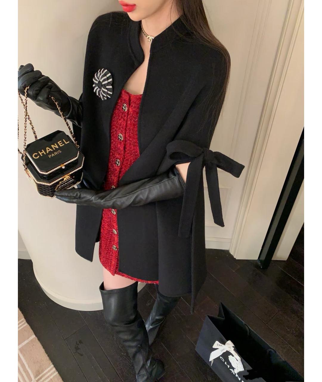 CHANEL Черная сумка через плечо, фото 7