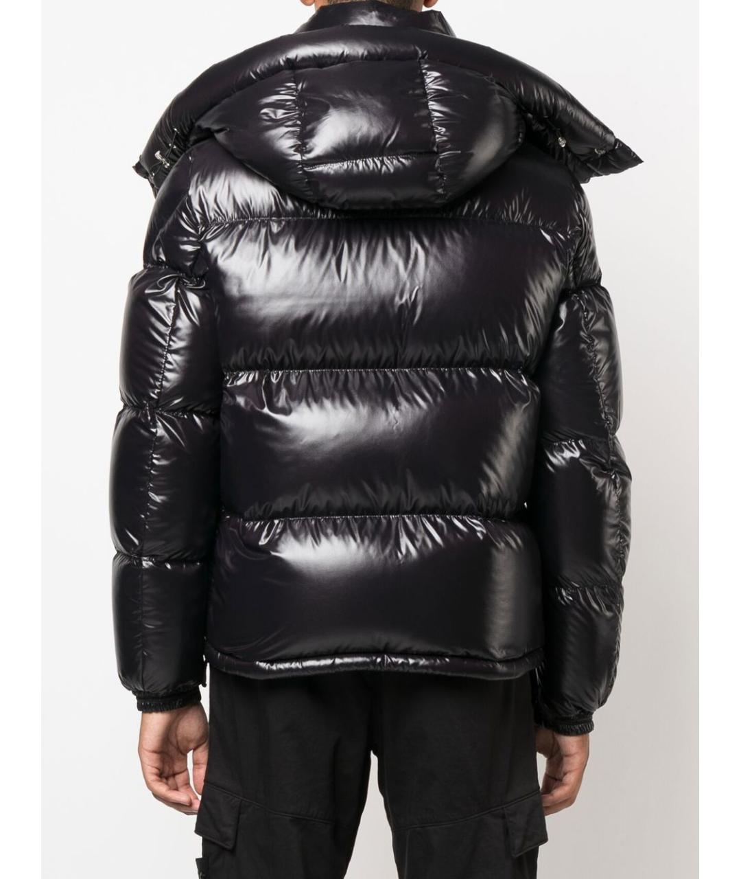 MONCLER Черная полиамидовая куртка, фото 5