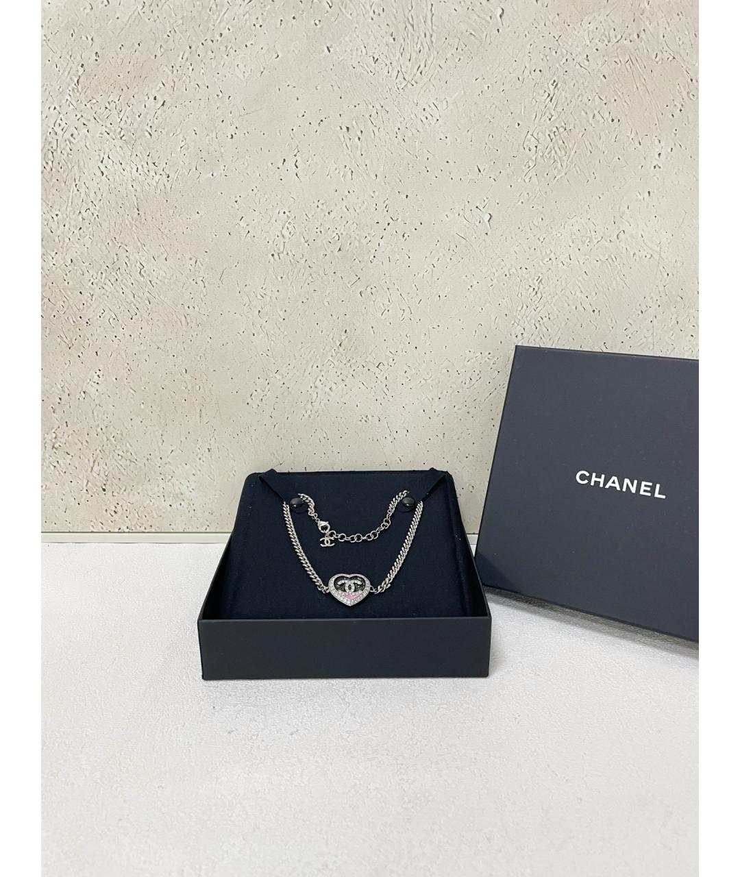 CHANEL Серебряное колье, фото 2