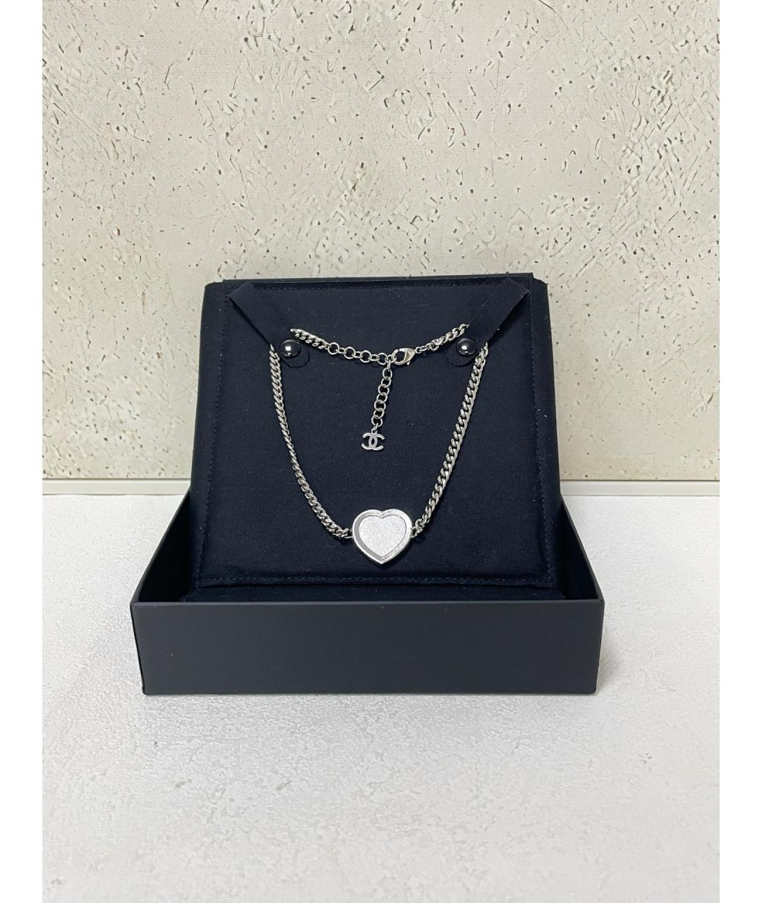 CHANEL Серебряное колье, фото 3
