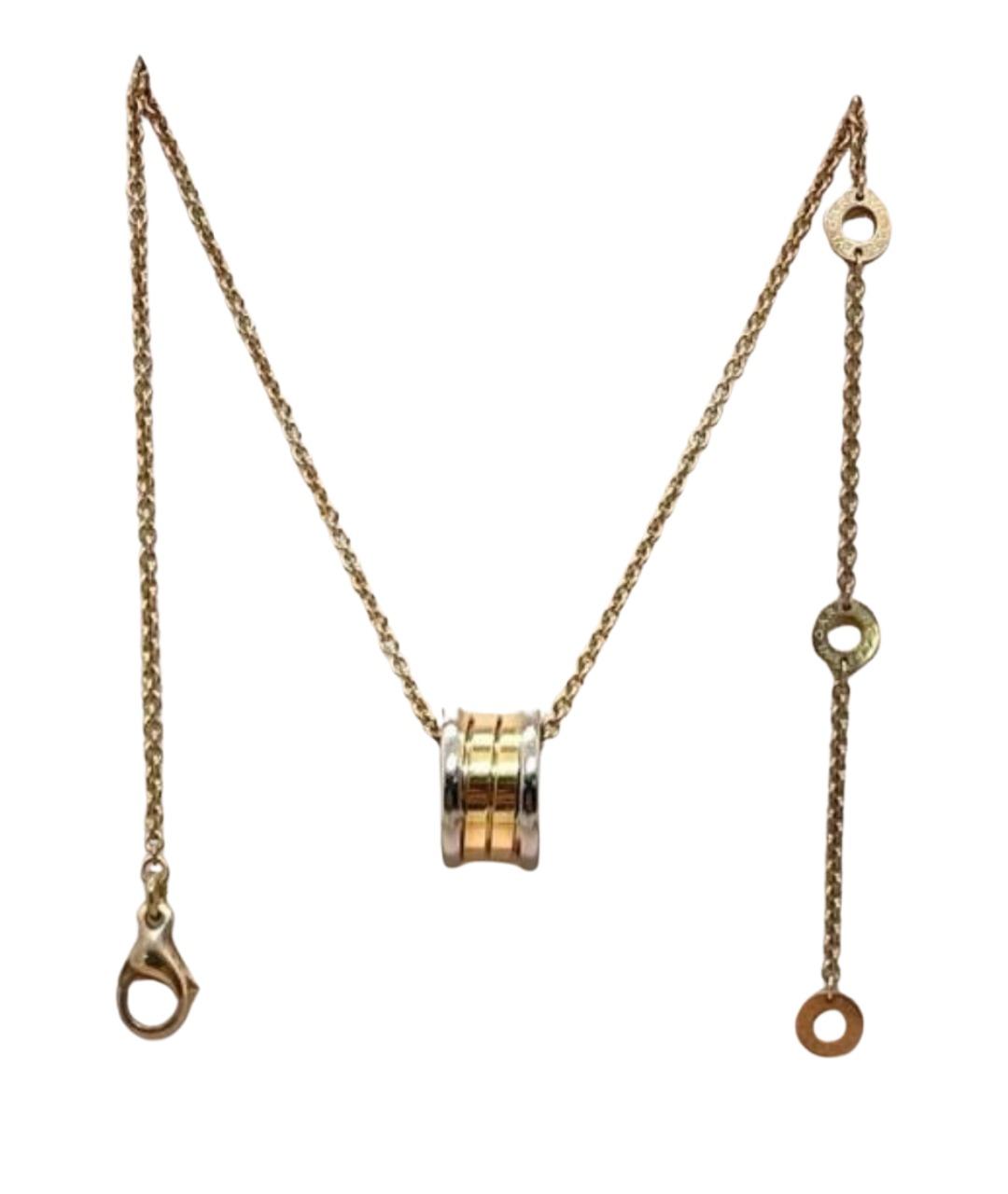 BVLGARI Золотое колье из белого золота, фото 1