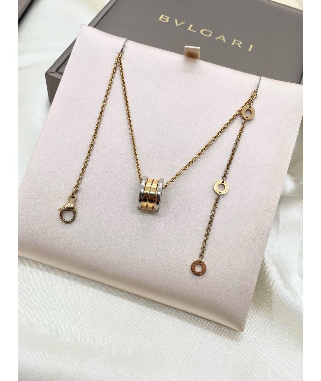 BVLGARI Золотое колье из белого золота, фото 5