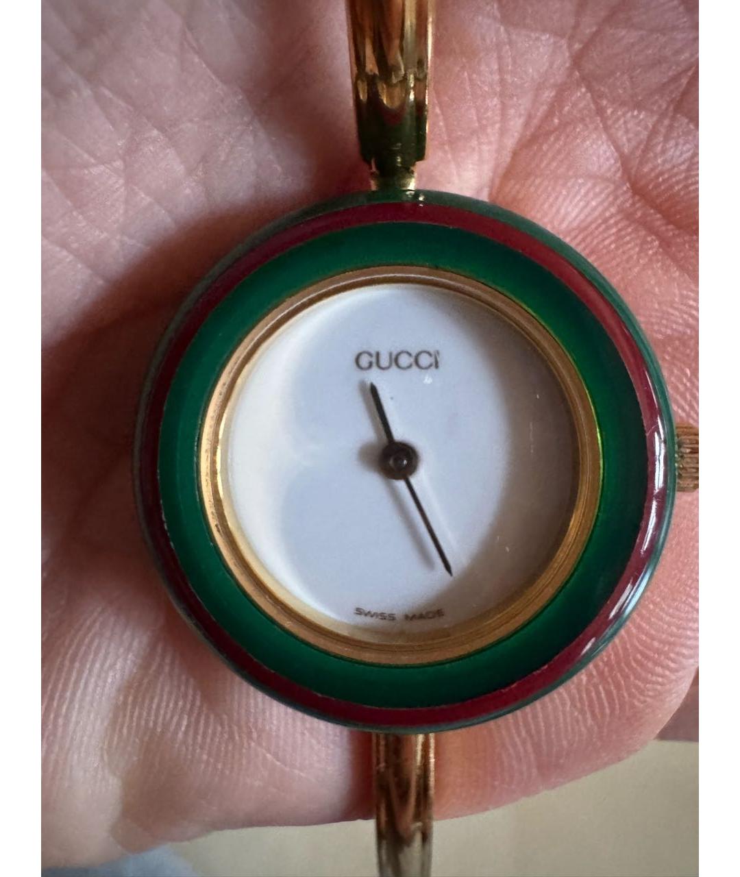 GUCCI Мульти позолоченные часы, фото 5