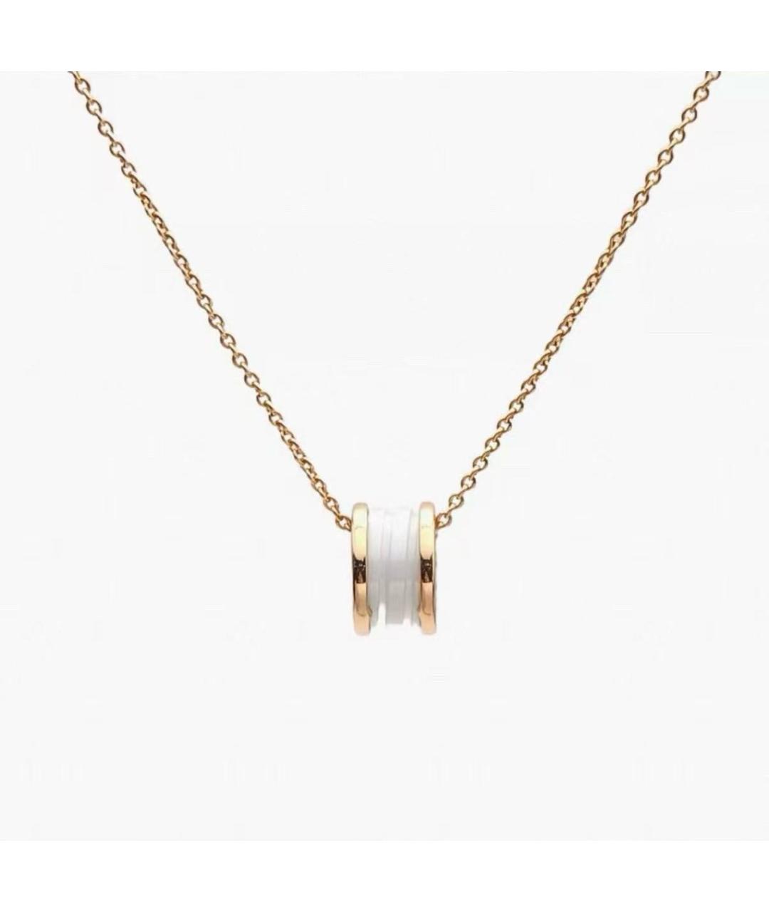 BVLGARI Золотое колье из розового золота, фото 7