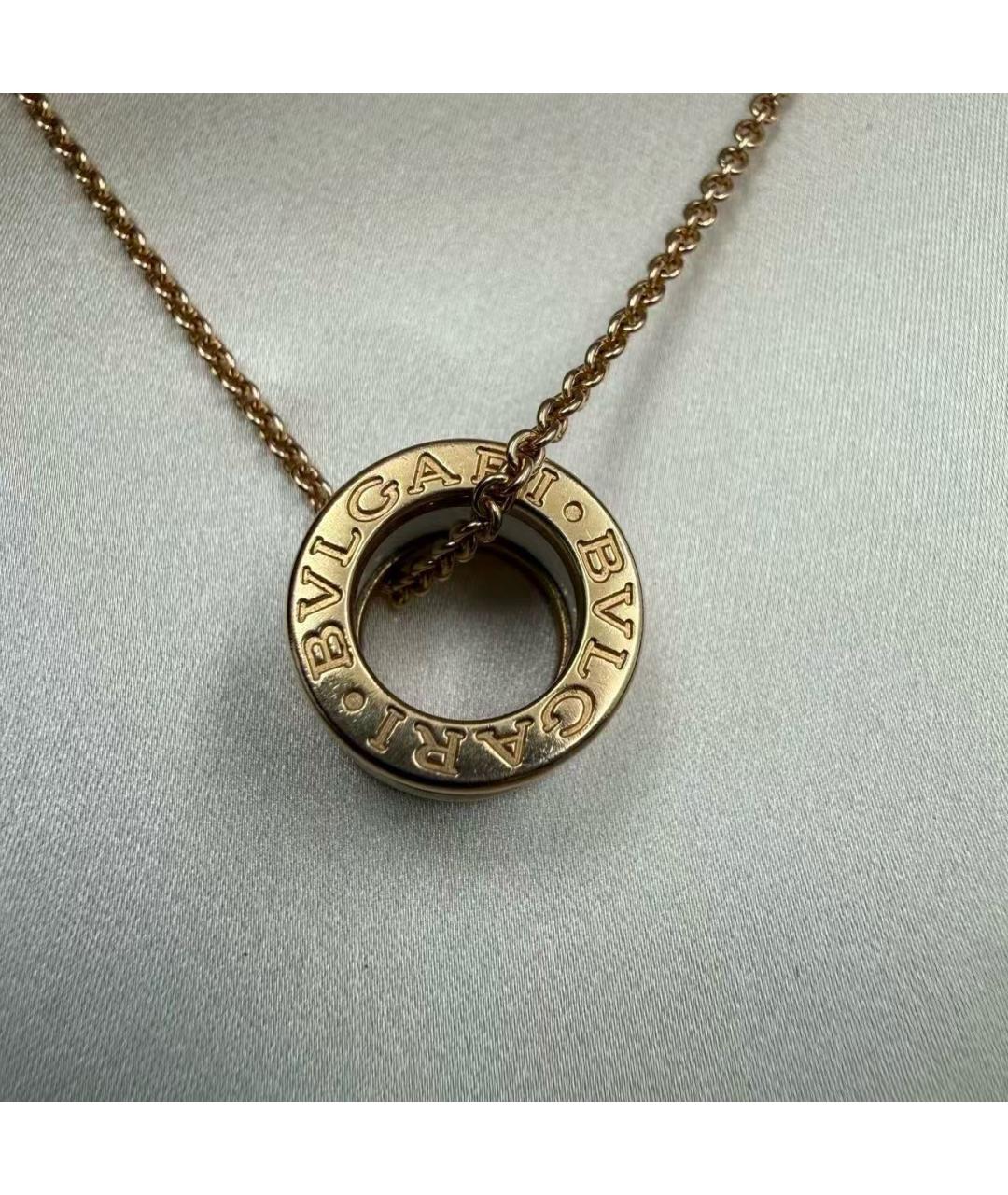 BVLGARI Золотое колье из розового золота, фото 4