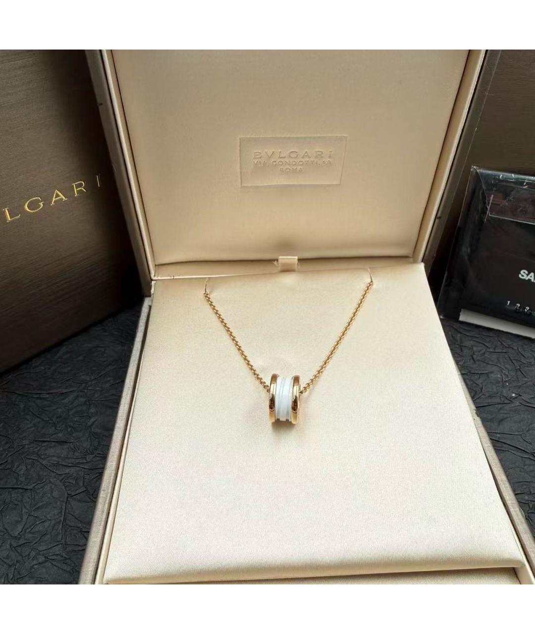 BVLGARI Золотое колье из розового золота, фото 3