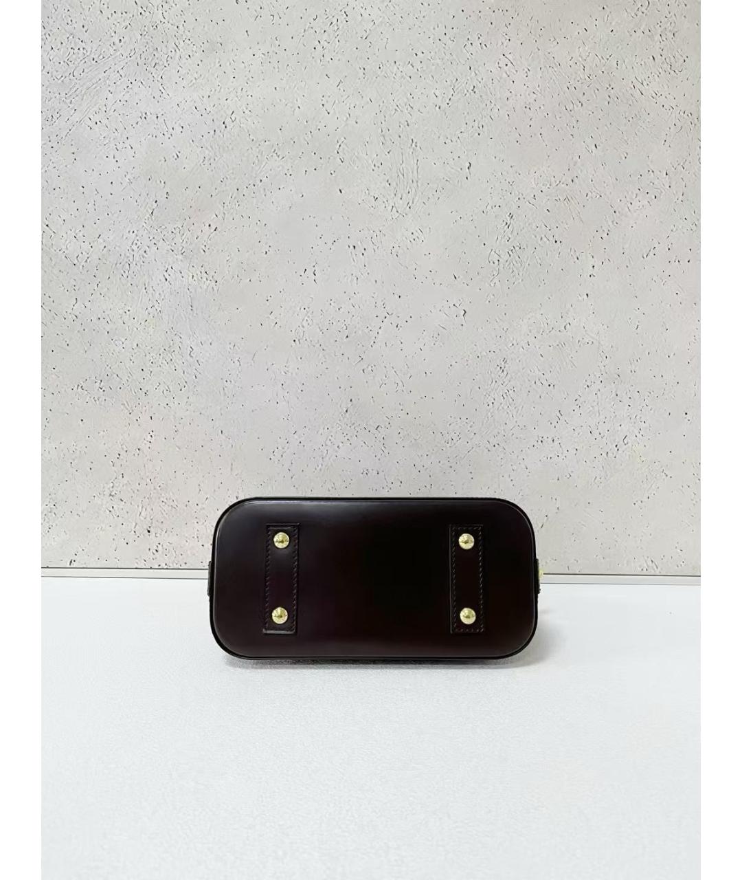 LOUIS VUITTON Коричневая канва сумка с короткими ручками, фото 5