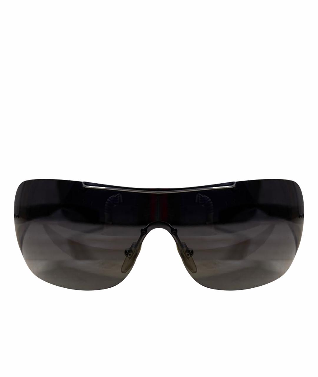 PRADA Черные пластиковые солнцезащитные очки, фото 1