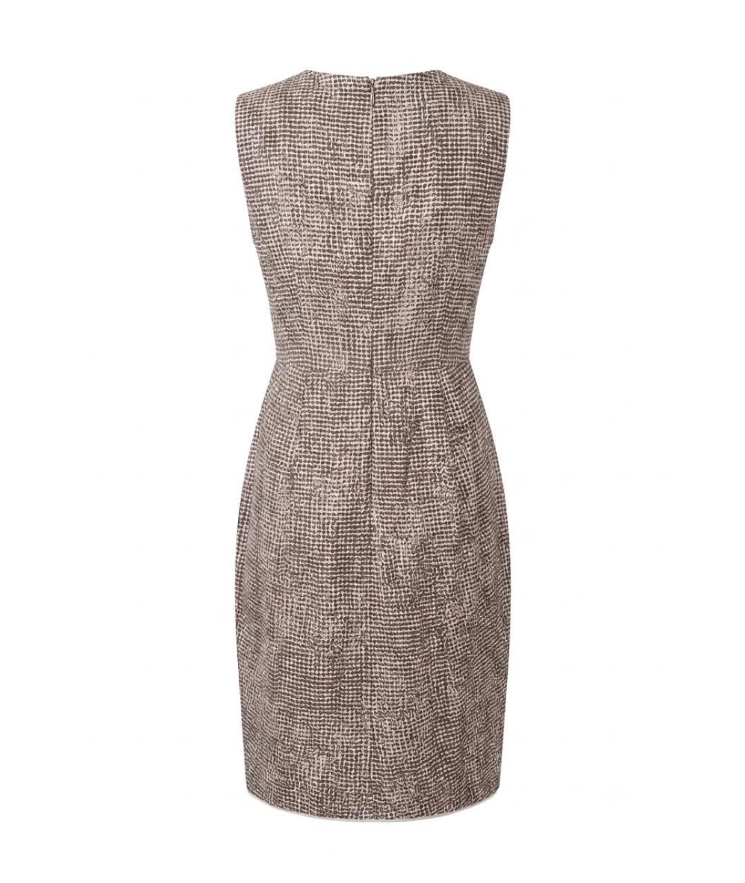 'S MAX MARA Бежевое льняное повседневное платье, фото 2