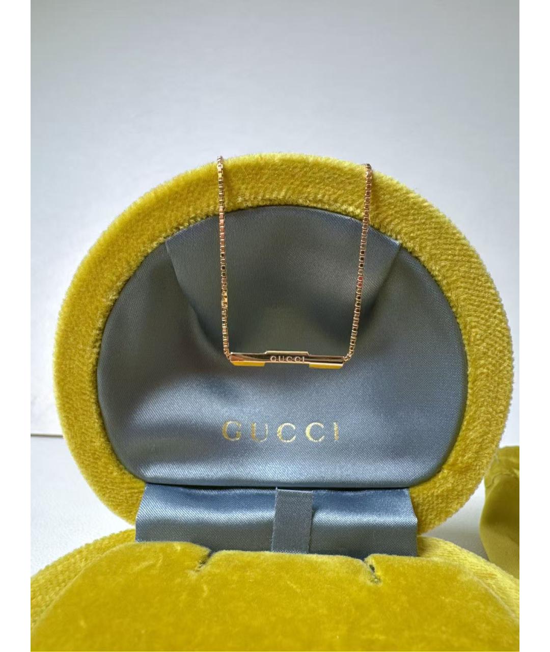 GUCCI Золотое колье из розового золота, фото 4